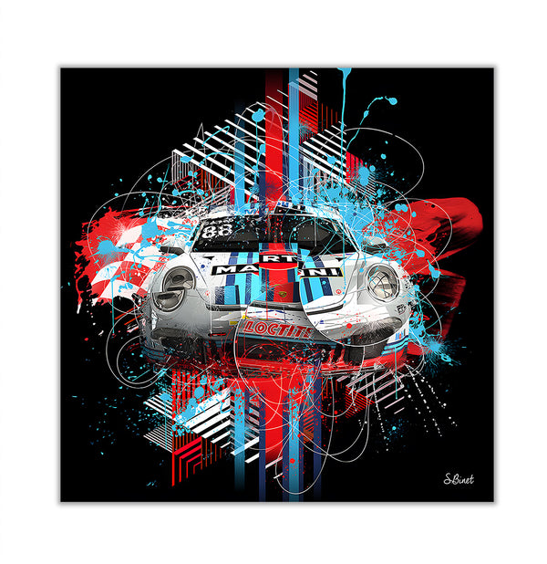 Canvas Wall Art, Abstract Sport Car, Wall Poster