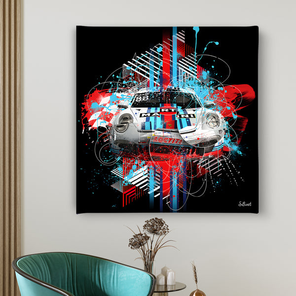 Canvas Wall Art - Abstract Sport Car