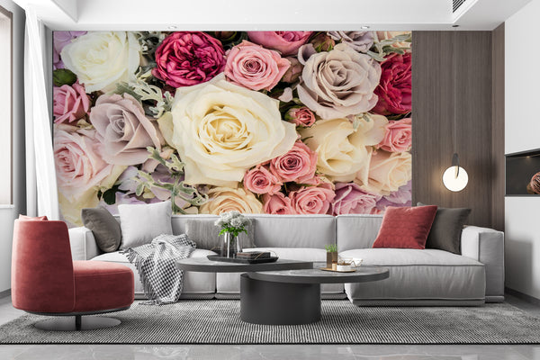  Multi-colored Rose Flowers Wallpaper