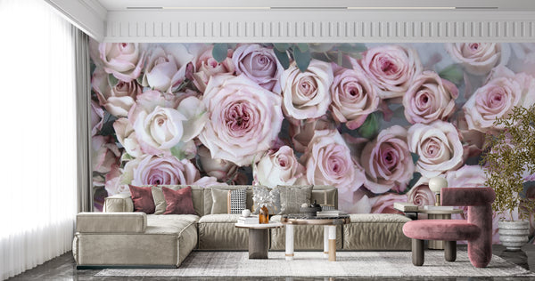 Purple Rose Flowers Wallpaper