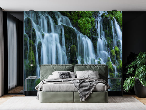 Waterfall Murals for Living Room | Wild Nature Wall Mural