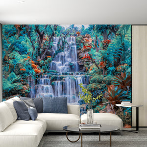Waterfall Mural | Greeny Falls Wall Mural
