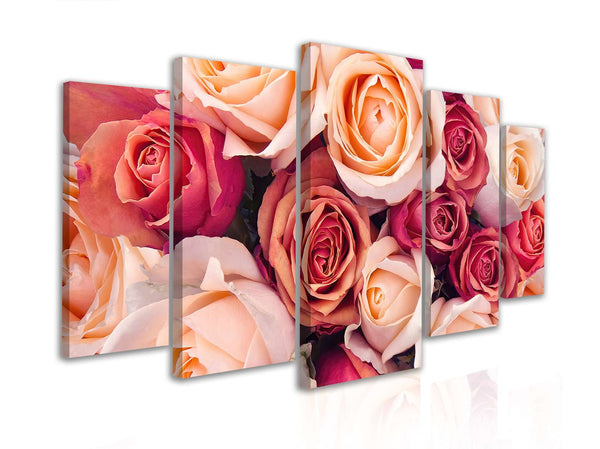 Multi Canvas Prints  - Roses