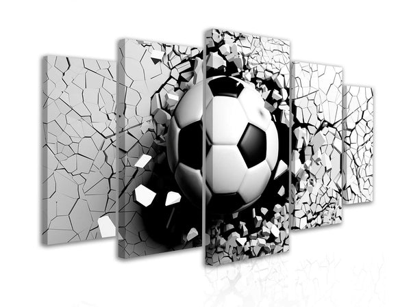 Multi Canvas Prints  - Soccer ball