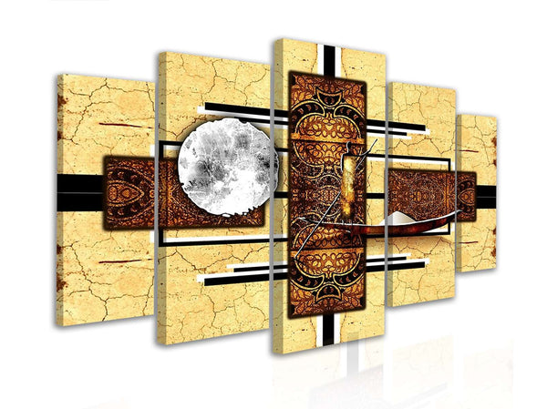 Multi Piece Wall Art  - Abstract African desert moon pattern