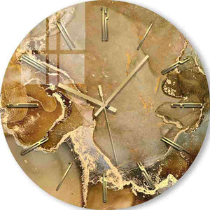 Wall Clocks | Golden marble 