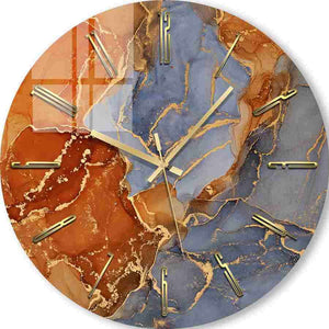 Custom Wall Clock | Marble Texture 