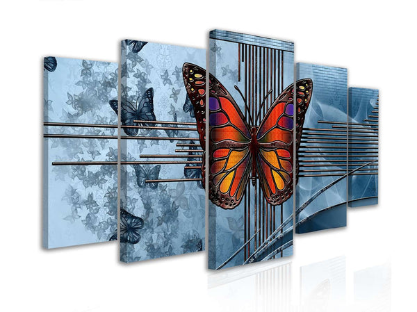 Multi Panel Wall Art  - Butterfly