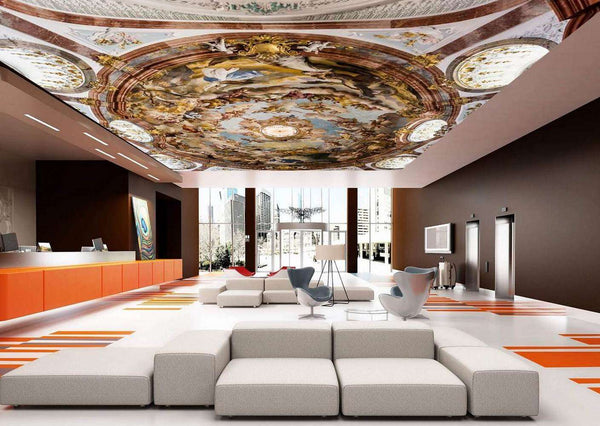 Wall mural, Ceiling fresco.