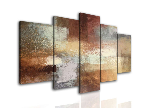 Multi Piece Wall Art  - Abstract brown spots