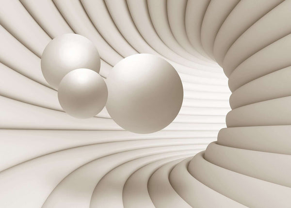 Modular picture, Sphere 3D beige
