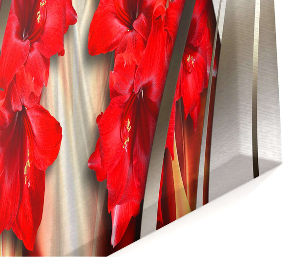 Modular picture, Red flowers