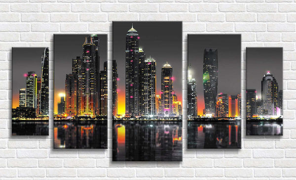 Modular painting, Dubai waterfront