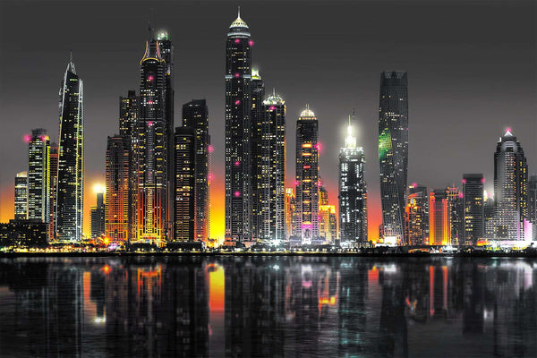 Modular painting, Dubai waterfront