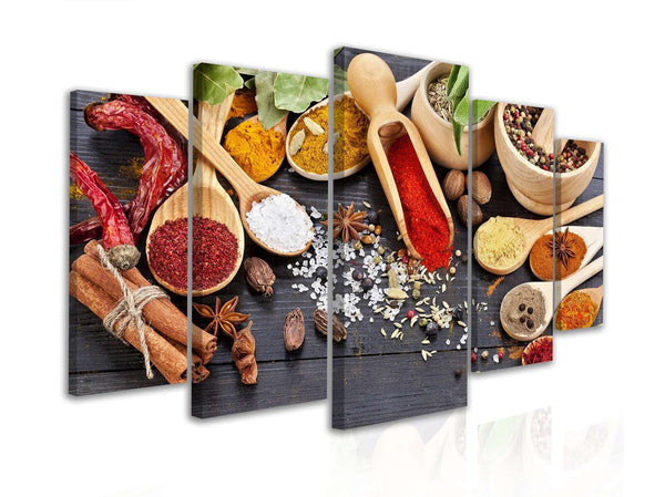Multi Panel Wall Art  - Aromatic spices set