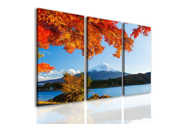 Split Canvas Wall Art  -  Autumn in the mountains