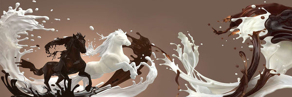 Modular picture, Chocolate horses