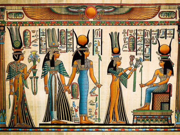 Screen with Egyptian style.