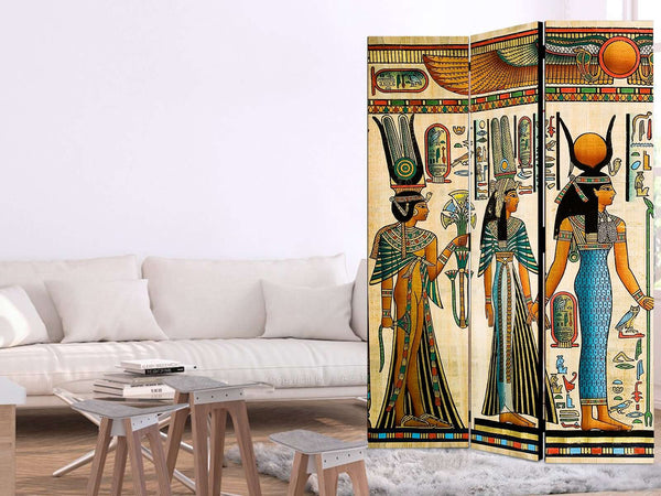 Screen with Egyptian style.