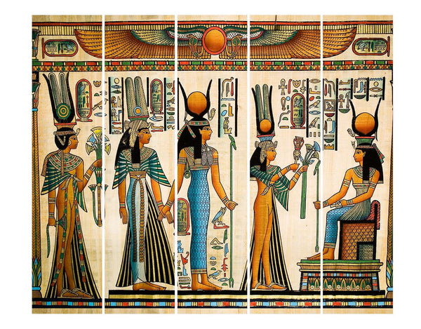 Screen with Egyptian style.